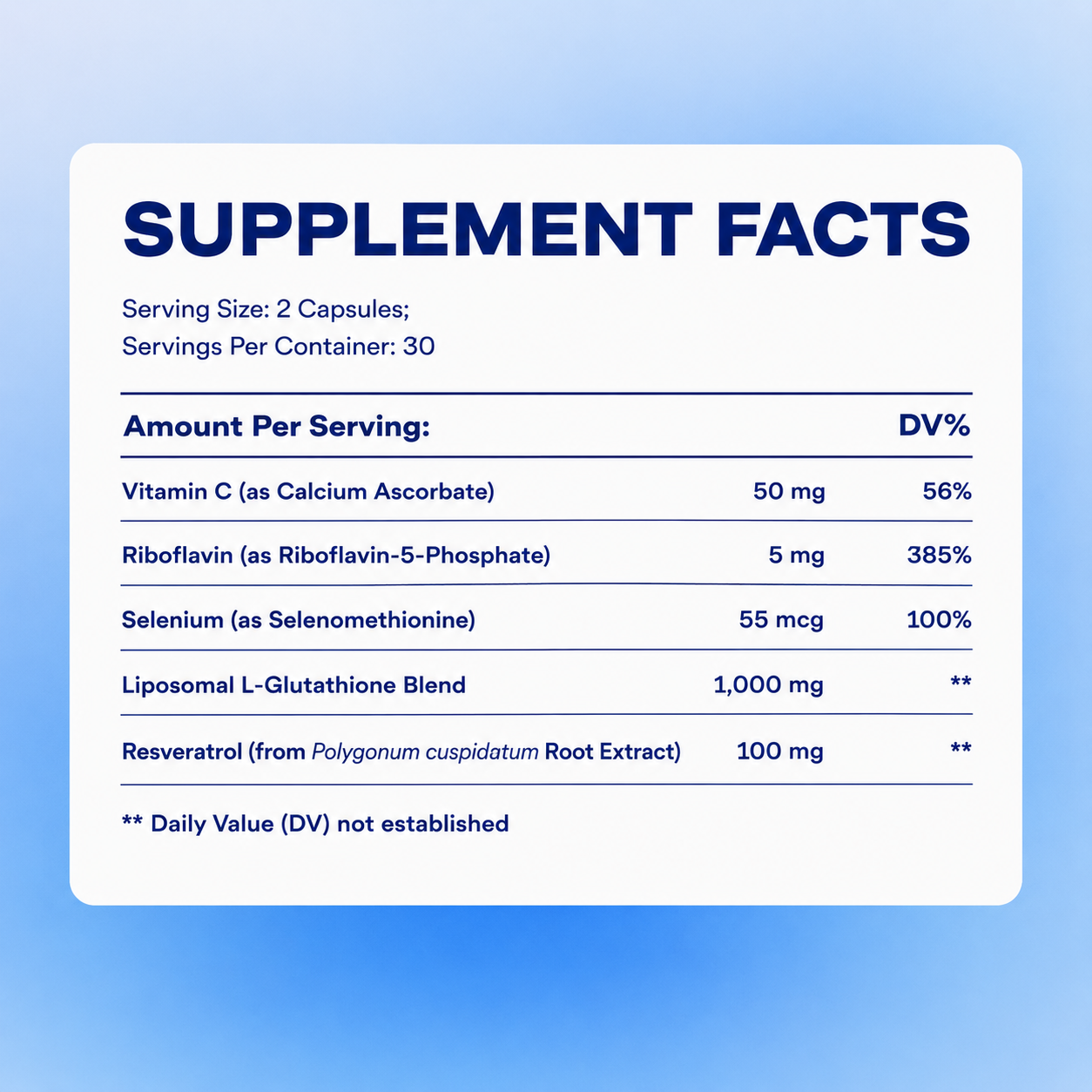Liposomal Glutathione