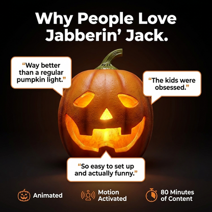 Jabberin' Jack Talking Pumpkin